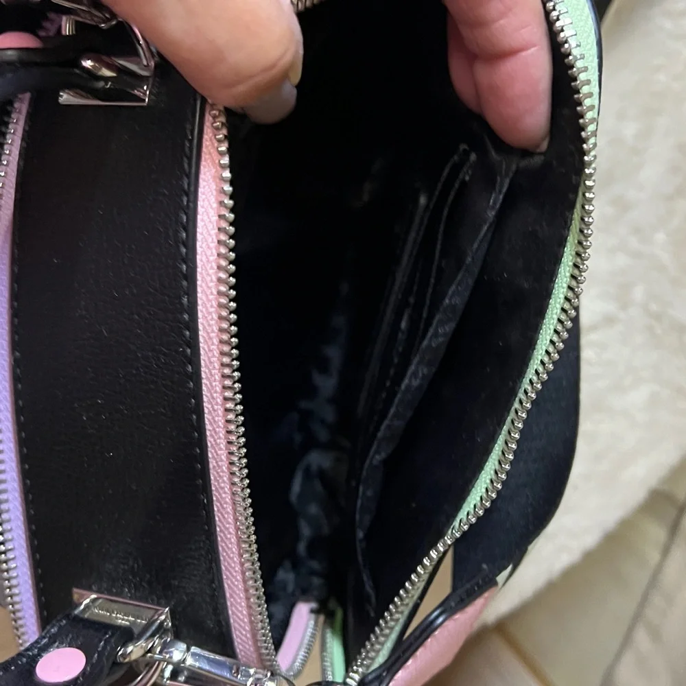 Karl Lagerfeld Black Crossbody Bag with Colorful Studs - Picture 6 of 6